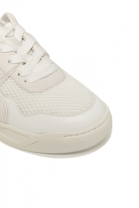 VALENTINO One Stud Low-Top Mesh And Nappa Leather Sneaker 運動鞋