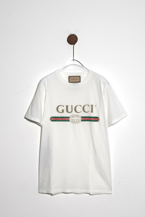 Oversize T-Shirt With Gucci Logo T恤