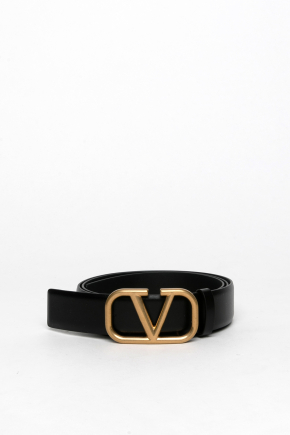 Vlogo Signature Calfskin Belt Belt