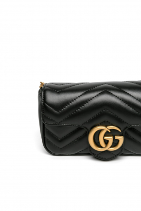 Gg Marmont Matelasse Leather Super Mini Bag Chain Bag/crossbody Bag