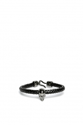 Skull Leather Bracelet Bracelet