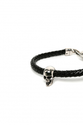 Skull Leather 手鏈