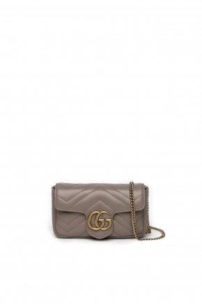 Gg Marmont Matelasse Leather Super Mini Bag Chain Bag/crossbody Bag