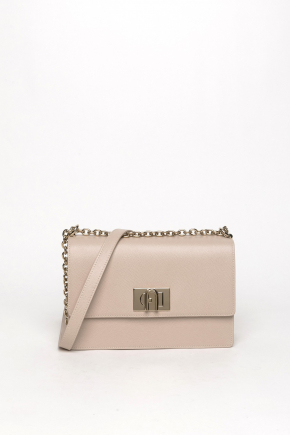 Textured Leather Chain Bag/crossbody Bag