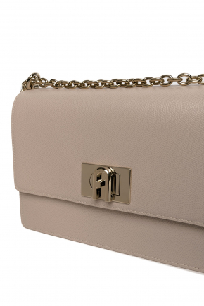 Textured Leather Chain Bag/crossbody Bag