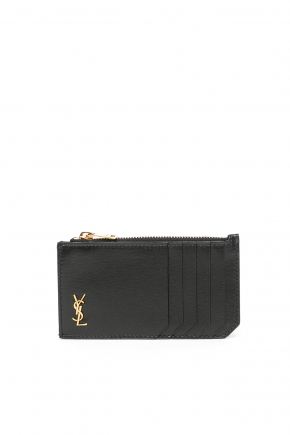 Tiny Monogram Fragments Zip 卡片包/零钱包