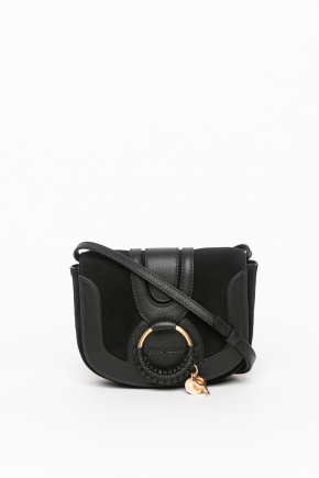 Grained Cowhide Leather Crossbody Bag