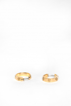 18K Gold-Plated Stainless Steel Hoop Earring