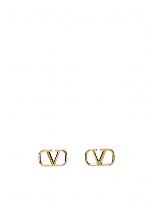 Vlogo Signature Metal Earrings 针式耳环
