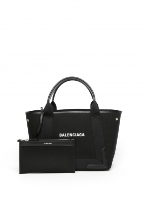 Navy Small Cabas Tote bag