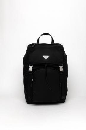 Re-Nylon And Saffiano Leather Backpack Backpack