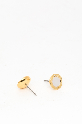 电镀黄铜针式耳环
