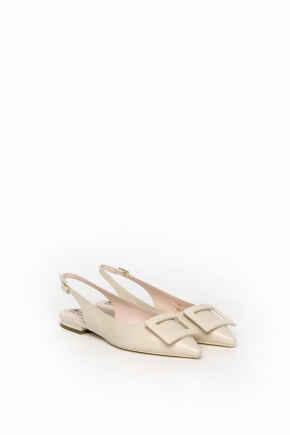 Gommettine Slingback Ballerinas In Nappa Leather Flats