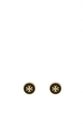 Kira Enamel Circle- Stud Earrings