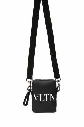 Small Vltn Leather Crossbody Bag