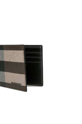 Exaggerated Check Slim Bifold Wallet