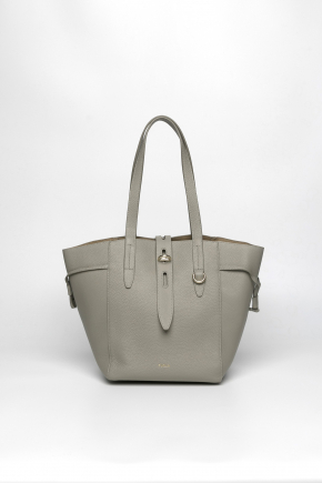 Grain Calfskin Leather Tote Bag