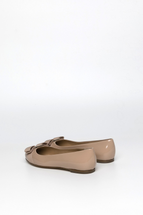 Patent Calfskin Leather Flats