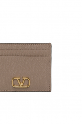 Vlogo Signature Grainy Calfskin Cardholder Card Holder