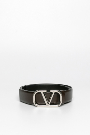 Vlogo Signature Calfskin Belt