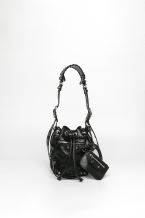 Lambskin Leather Bucket Bag/crossbody Bag
