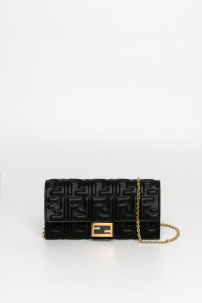 小羊皮鏈條銀包