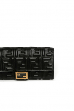 小羊皮鏈條銀包