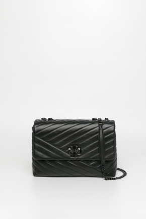 Kira Chevron Powder Coated Convertible Chain Bag/crossbody Bag