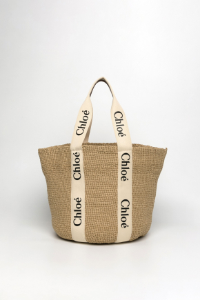 Large Woody Basket Shoulder Bag/tote Bag