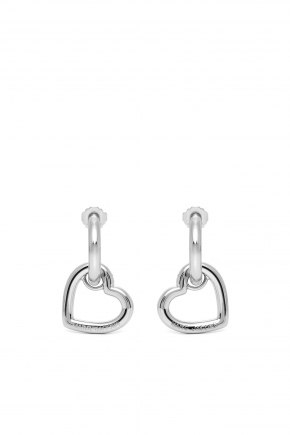 The Charmed Double Heart Hoops 環形耳環