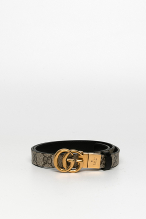 Gg Marmont Reversible Thin Belt Belt