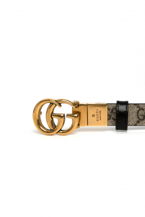 Gg Marmont Reversible Thin Belt