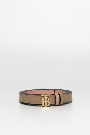 Leather Reversible Tb Belt Belt