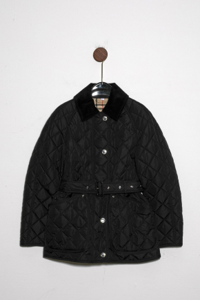 Diamond Quilted Nylon Jacket Jacket