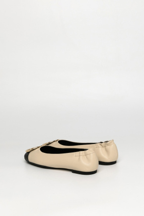 Claire Cap-Toe Ballet Flats
