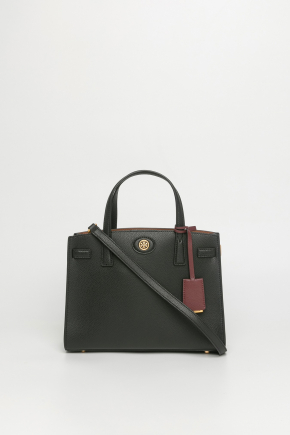 Pebbled Leather Crossbody Bag/top Handle