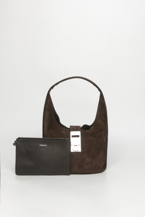 Calfskin Leather Shoulder Bag