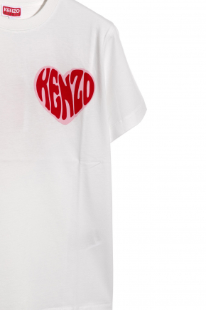 Loose-Fit 'kenzo Heart' T-Shirt
