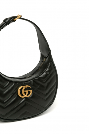 Gg Marmont Half-Moon-Shaped Mini Bag Chain Bag/shoulder Bag