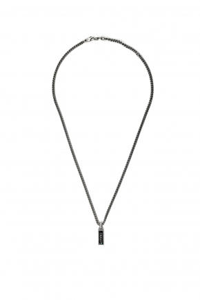 With Enamel Pendant Necklace