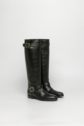 Calfskin Leather Boots