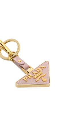 Saffiano Leather Key Ring