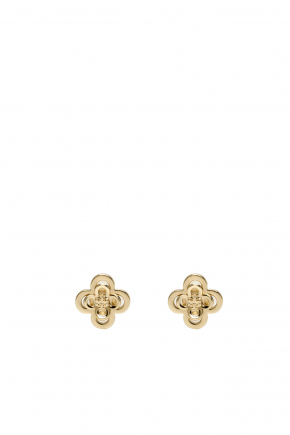 18K Gold-Plated Brass Stud Earrings