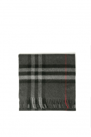 Check Cashmere Scarf