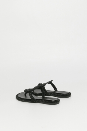 Suede Flip Flops