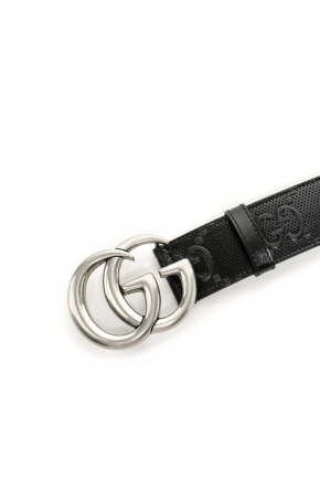 Gg Marmont Embossed Leather Belt