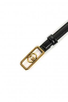 Thin Belt With Interlocking G Buckle 腰带