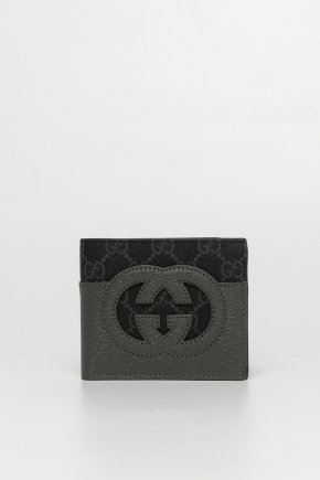 Wallet With Cut-Out Interlocking G 钱包