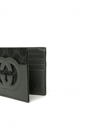 With Cut-Out Interlocking G Wallet