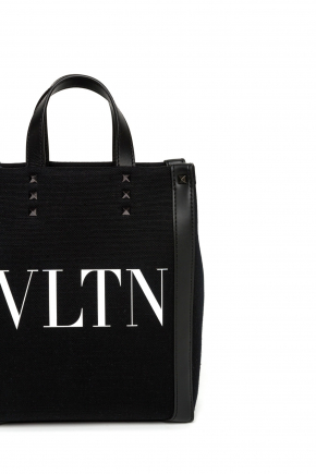 Vltn Ecolab Mini Canvas Shopper Crossbody bag